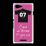 Coque Sony Xpéria E3 Troisième ligne D Bonus offensif-défensif Rose 2