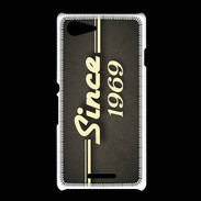 Coque Sony Xpéria E3 Since 1969 gris