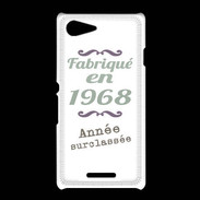 Coque Sony Xpéria E3 Fabriqué en 1968 ZG