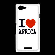 Coque Sony Xpéria E3 I love Africa