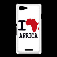Coque Sony Xpéria E3 I love Africa 2