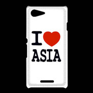 Coque Sony Xpéria E3 I love Asia