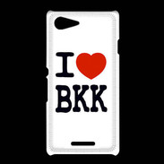 Coque Sony Xpéria E3 I love BKK