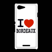 Coque Sony Xpéria E3 I love Bordeaux