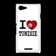 Coque Sony Xpéria E3 I love Tunisie 2