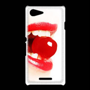 Coque Sony Xpéria E3 Bouche sexy PR10