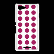 Coque Sony Xpéria E3 pois magenta
