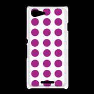 Coque Sony Xpéria E3 pois framboise