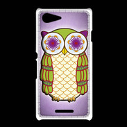 Coque Sony Xpéria E3 Hibou humour