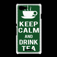 Coque Sony Xpéria E3 Keep Calm Drink Tea Vert