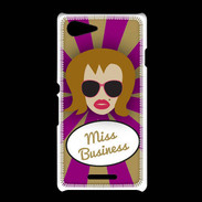 Coque Sony Xpéria E3 Miss business Rousse