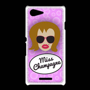 Coque Sony Xpéria E3 Miss Champagne Rousse