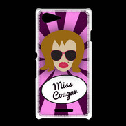 Coque Sony Xpéria E3 Miss Cougar Rousse