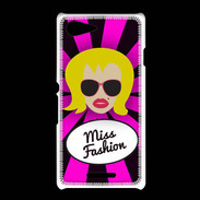 Coque Sony Xpéria E3 Miss Fashion Blonde