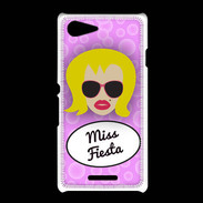 Coque Sony Xpéria E3 Miss Fiesta Blonde