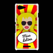 Coque Sony Xpéria E3 Miss Latina Blonde