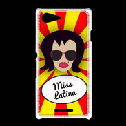 Coque Sony Xpéria E3 Miss Latina Brune