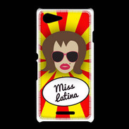 Coque Sony Xpéria E3 Miss Latina Chatain