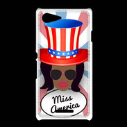 Coque Sony Xpéria E3 Miss USA Black