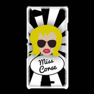 Coque Sony Xpéria E3 Miss Corse Blonde