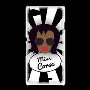 Coque Sony Xpéria E3 Miss Corse Black