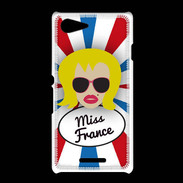 Coque Sony Xpéria E3 Miss France Blonde