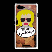 Coque Sony Xpéria E3 Miss Guadeloupe Blonde
