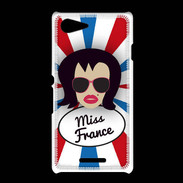 Coque Sony Xpéria E3 Miss France Brune