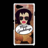 Coque Sony Xpéria E3 Miss Guadeloupe Brune