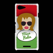 Coque Sony Xpéria E3 Miss Italie Rousse
