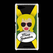 Coque Sony Xpéria E3 Miss Jamaica Blonde