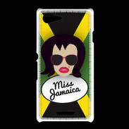 Coque Sony Xpéria E3 Miss Jamaica Brune