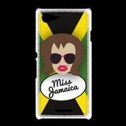 Coque Sony Xpéria E3 Miss Jamaica Chatain