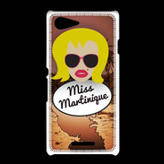 Coque Sony Xpéria E3 Miss Martinique Blonde