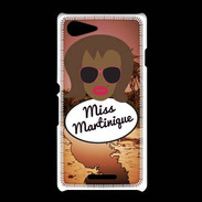 Coque Sony Xpéria E3 Miss Martinique Black