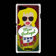 Coque Sony Xpéria E3 Miss Portugal Blonde
