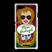 Coque Sony Xpéria E3 Miss Portugal Rousse