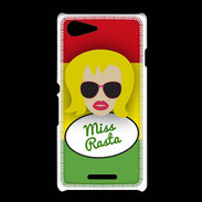 Coque Sony Xpéria E3 Miss Rasta Blonde
