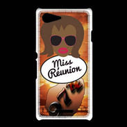 Coque Sony Xpéria E3 Miss Réunion Black