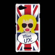 Coque Sony Xpéria E3 Miss UK Blonde