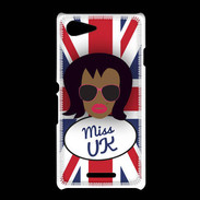 Coque Sony Xpéria E3 Miss UK Black