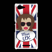 Coque Sony Xpéria E3 Miss UK Chatain