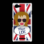 Coque Sony Xpéria E3 Miss UK Rousse