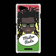 Coque Sony Xpéria E3 Mister Rasta Black
