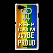 Coque Sony Xpéria E3 Keep Calm and Be proud Women Gay