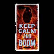 Coque Sony Xpéria E3 Keep Calm and Grenade