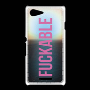 Coque Sony Xpéria E3 Fuckable Rose ZG