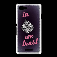 Coque Sony Xpéria E3 In Islam We trust Rouge ZG