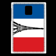 Coque Blackberry Passport Drapeau français et Tour Eiffel