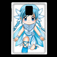 Coque Blackberry Passport Chibi style illustration of a Super Heroine